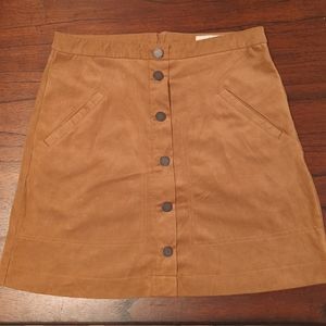 Tan Fall Skirt